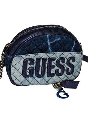 Guess Women's Mini Denim Crossbody Handbag